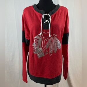 NHL Official Chicago Blackhawks Lightweught Pullover‎